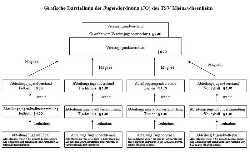 Grafische Darstellung der Jugendordnung